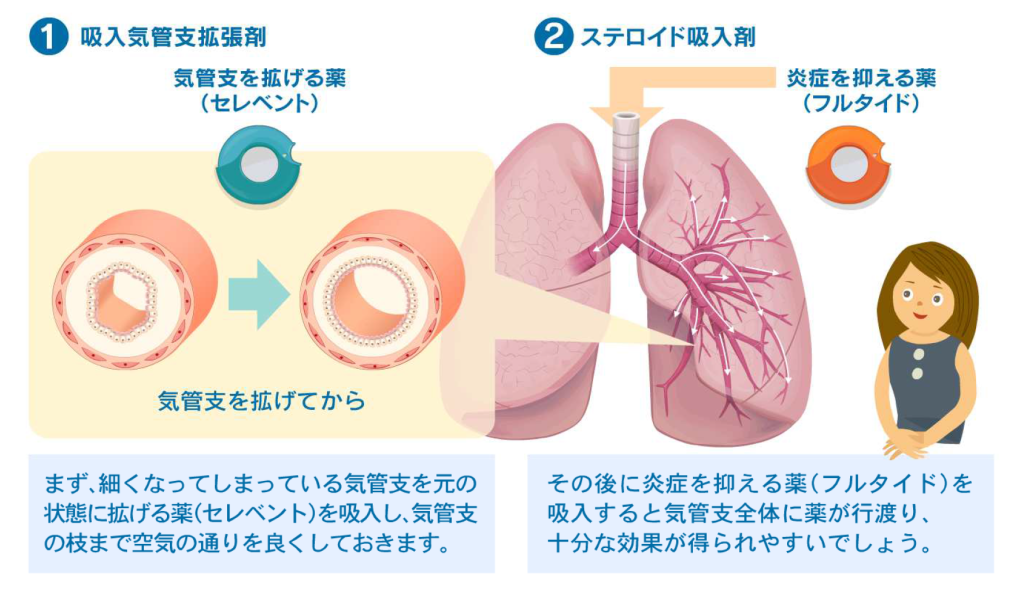 2種類の吸入剤を使用する順番 【ハートフルグループ|HeartfulGroup】多摩・八王子エリアを中心に5店舗を展開する調剤薬局